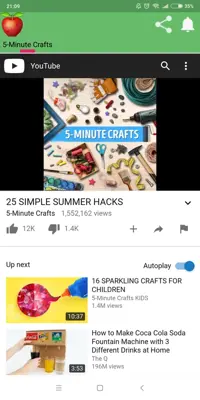 5-Minute Crafts android App screenshot 1