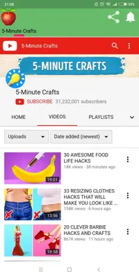 5-Minute Crafts android App screenshot 3